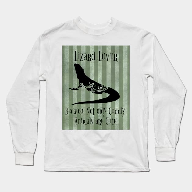 Lizard Lover - Reptile Long Sleeve T-Shirt by allthumbs